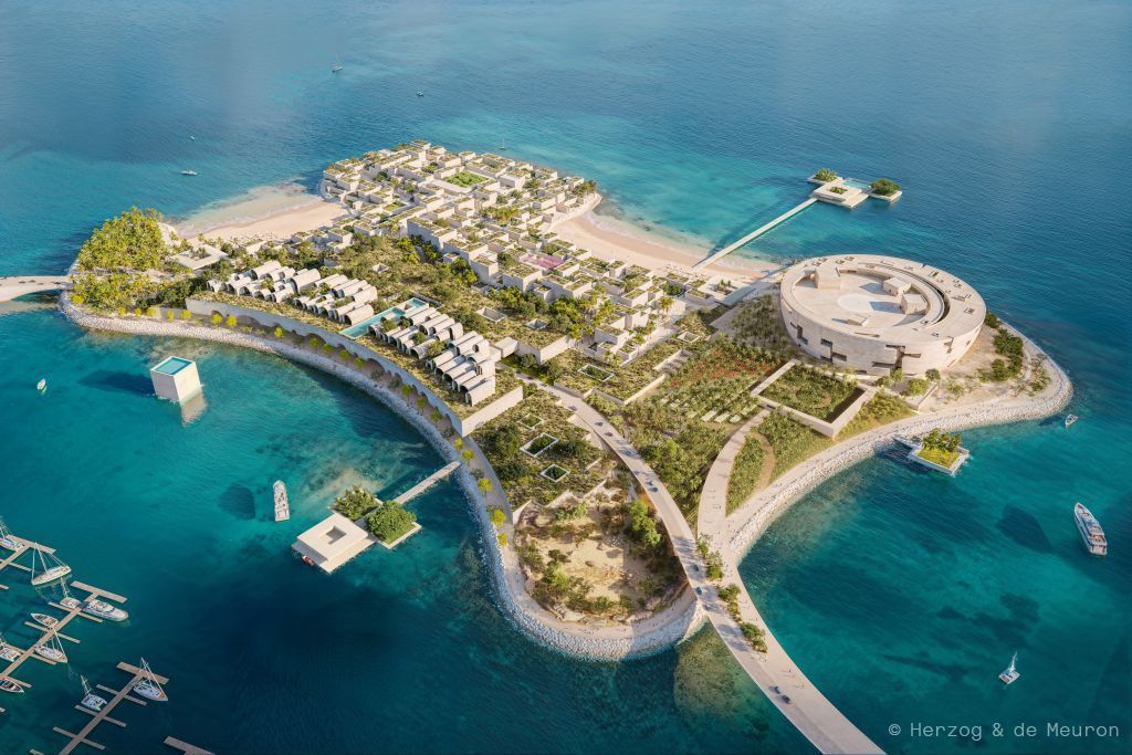 Al Maha Island / Lusail, Qatar <br>Architect: <a target='_blank' href='http://herzogdemeuron.com'>Herzog & de Meuron</a>